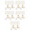 200Pièces Transformateurs Boucles Clip DIY Cuivre Coloré Confortable 1