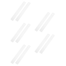 5Pairs Clear Clay Texture Rulers for Precise Thickness and Pottery Use