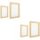 4Pcs DIY Paper Making Frame Wooden Mesh Screen Beige Paper Craft Frame 1