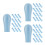 90Pcs Silicone Ear Spoon Covers Sky-Blue Reusable Ear Wax Removal Tool 1