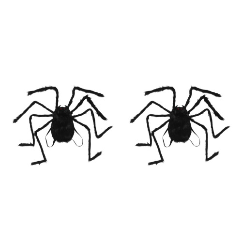 2Pcs Black Halloween Spider Backpack Costume for Party Cosplay