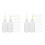 30Pcs White Plastic Precision Applicator Bottles for Pottery Glaze Art 1