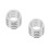 2Ensembles Adaptateurs Centrage Aluminium Argent Résistants Pour Auto 6