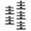 15Pcs Plastic Sheet Music Clips Page Holders for Students 1