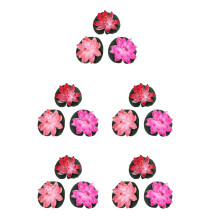 15 pcs artificial lotus flowers pads for pond decor