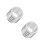 2Ensembles Adaptateurs Centrage Aluminium Argent Résistants Pour Auto 7