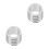 2Ensembles Adaptateurs Centrage Aluminium Argent Résistants Pour Auto 8