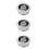3Pcs Silver Conical Grinder Burr Set for Espresso Machine Accessories 1