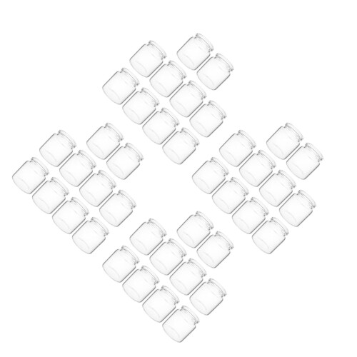40Pièces Mini Vases Test Tubes En Pour Terrarium Propagation