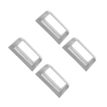 4Pcs Rear Seat Cd Player Frame Grey ABS Plastic Car Audio Mounting