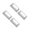 4Pcs Rear Seat Cd Player Frame Grey ABS Plastic Car Audio Mounting 1