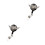2Pcs Wing Shaped Id Badge Reels Retractable Clip Multi Color 9