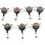 2Pcs Wing Shaped Id Badge Reels Retractable Clip Multi Color 11