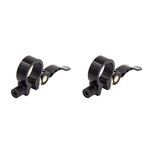 2Pièces Collier De Fixie Route Noir Serrage Rapide 2