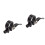 2Pièces Collier De Fixie Route Noir Serrage Rapide 4