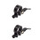 2Pièces Collier De Fixie Route Noir Serrage Rapide 5