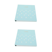 2Pcs Light Green Floral Scrapbook Album Paper for Plant Press Storage