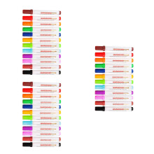 36Pcs Portable Whiteboard Eraser Pens Assorted Colors Comfortable Grip