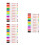 36Pcs Portable Whiteboard Eraser Pens Assorted Colors Comfortable Grip 1