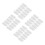 40Pcs White Plastic Box Handles for Corrugated Boxes Easy Carrying 1