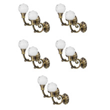 5Pcs Multi Color Curtain Tieback Holdbacks Metal Alloy Easy Install