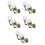 5Pcs Multi Color Curtain Tieback Holdbacks Metal Alloy Easy Install 1