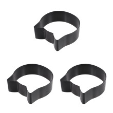 3Pcs Safe Black Cat Head Toast and Cake Mold Non-Stick Baking Set