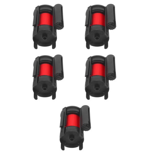 5Pcs Retractable Wall Mounted Belt Barriers Durable ABS Crowd Control