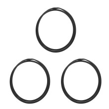 3Pièces Bases Caoutchouc Noir Pour Chaise Salon Ronds Anti-Bruit