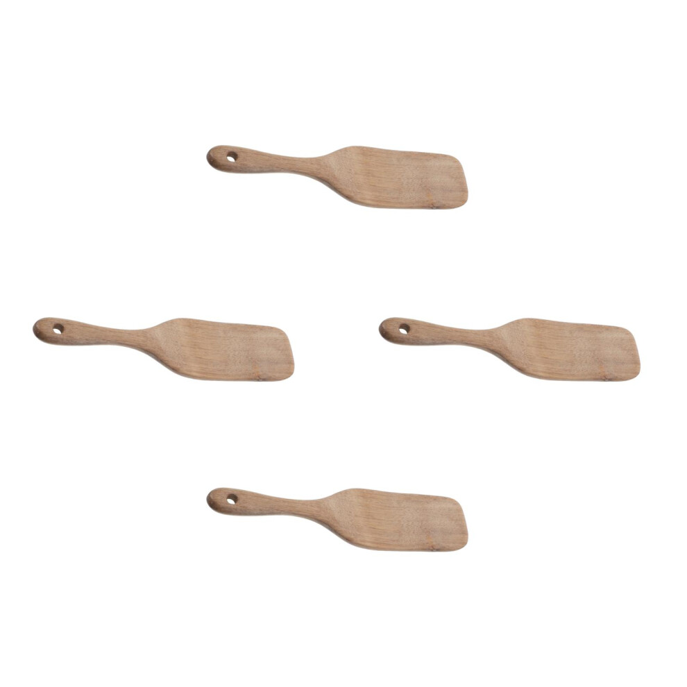 Inoomp 4Pcs Wooden Mattress Lifters Bed Sheet Tuckers Beige Ergonomic Tool