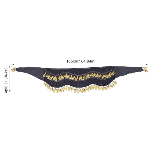 Jupe Foulard À En Polyester Pour Danse Orientale 2