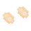 4Paires Danse Filles Coton Beige Chaussures Durables 1