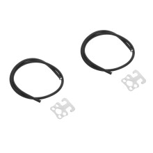 2Pcs Silver Windproof Carp Fishing Hook with Nylon Cord and Diving Use