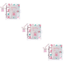 3Pcs Household Photo Book PVC Pink Photo Card Collecting Album