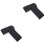 4Pcs Black Nylon Ski Straps for Carrying Durable Ski Board Fixing 1