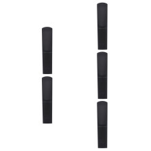 5Pcs Durable Black Resin Saxophone Reeds Fine Workmanship Replacement