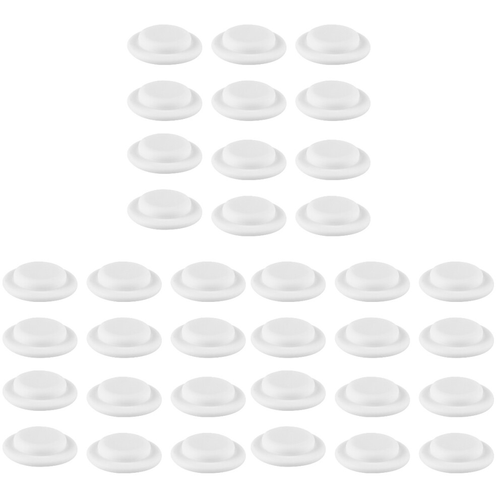 3Sets Milk Silicone Bottle Seal Rings For Travel And Storage White Solustre
