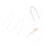 3Pcs Universal Wireless Earphone Strap Pearl Beads Anti-Lost Chain 10