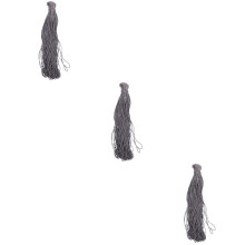 3Pcs Comfortable Stretch Cord Grey Elastic Band for Clothing