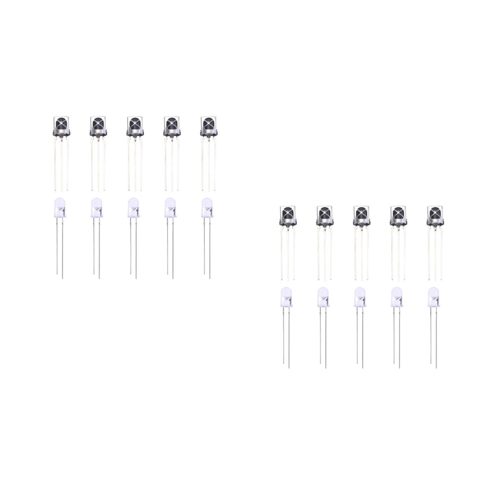 10Pairs Ir Led Emitter Receiver Durable Material 3701027363402