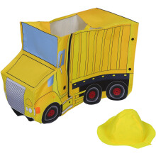 1Set Comfortable Kids Construction Costume Yellow Dump Truck Role Play
