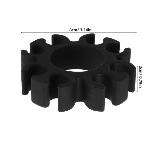 Support Suspendu Silicone Noir Pour Et Accessoires 1
