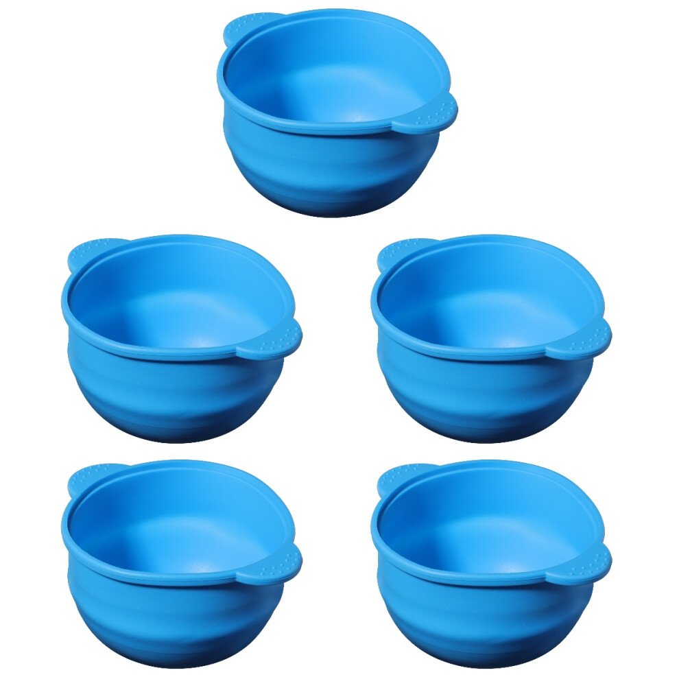 Artibetter 5Pcs Small Silicone Wax Melt Bowls Heat Resistant Wax Warmer Liners