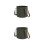 2Pcs Collapsible Bucket Green PVC Lightweight Foldable Water Container 1
