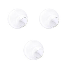 3Pcs Glass Flower Vase Decorative Clear Planter for Living Room