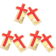 6Pcs Metal Gold Grills Jewelry Costume for Rapper Party