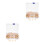 Office Pushpins Multi Color Wood Plastic Alloy with Storage Box 1