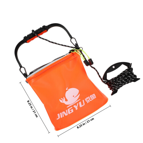 Seau À Pliable Orange Pour Facile 1