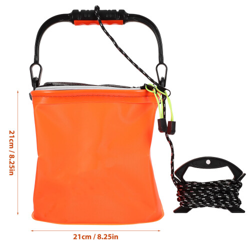 Seau À Pliable Orange Pour Facile 2