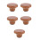 5Pcs Wood Replacement Knobs for Pot Lid Handles Stylish and Practical 1
